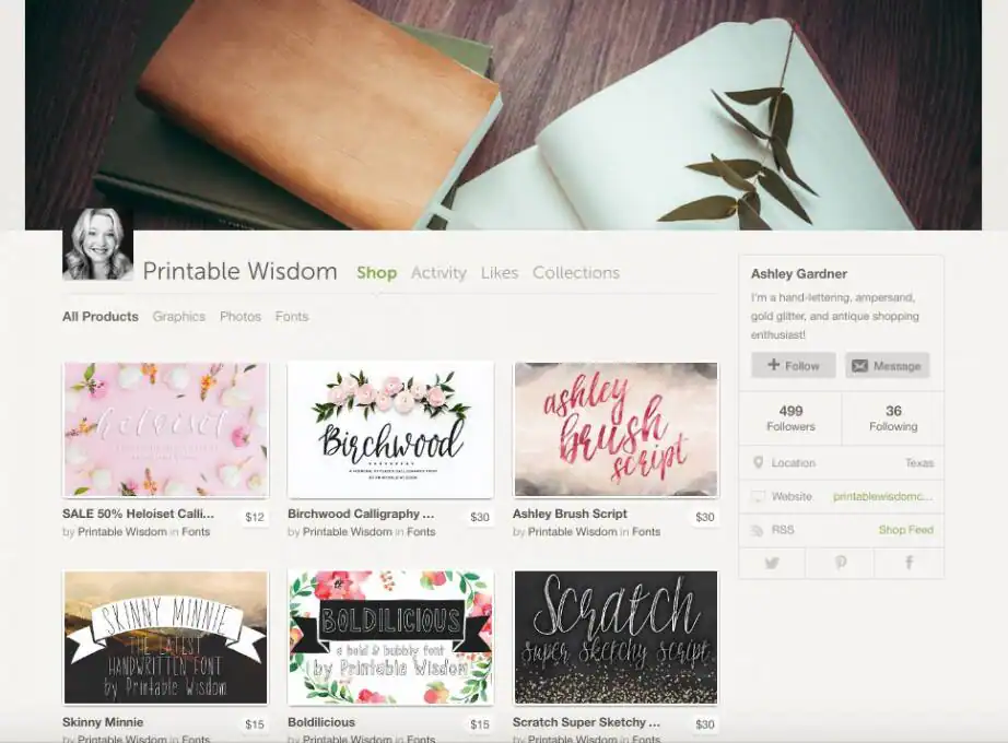 Featured Shop: Printable Wisdom - Creative Market Blog