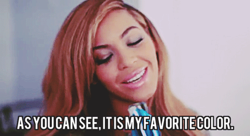 beyonce favorite color