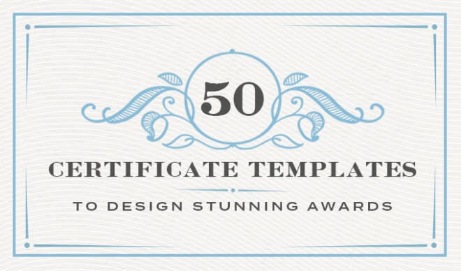 50 Certificate Templates to Design Stunning Awards