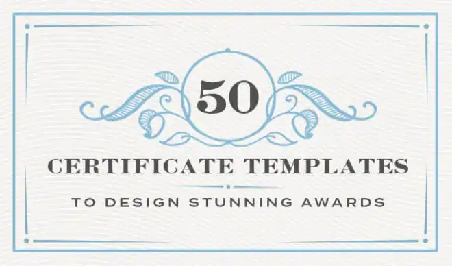 50 Certificate Templates to Design Stunning Awards