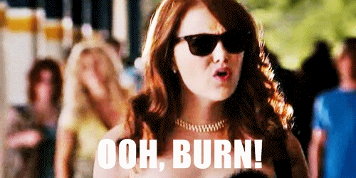 emma stone ooh burn