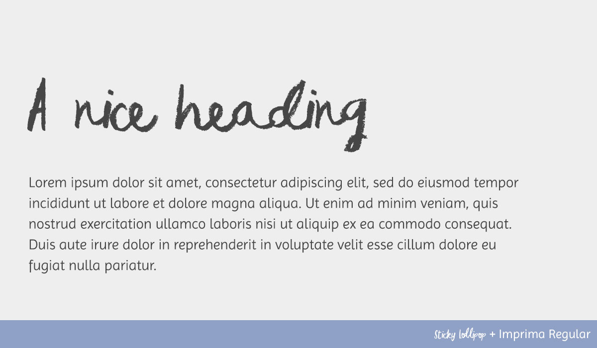 flawless-font-combinations-sticky-lollipop-imprima