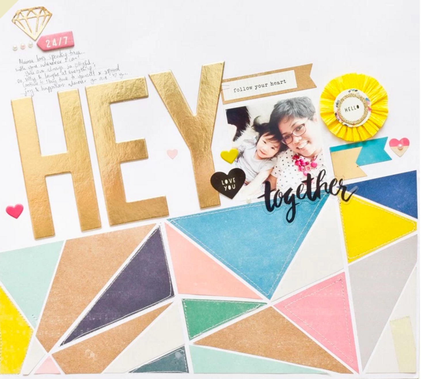 Large Photo Scrapbook Layout » Maggie Holmes Design