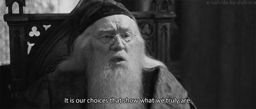 Dumbledore has choices