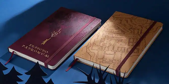 Expecto Patronum and Marauder's Map Moleskines