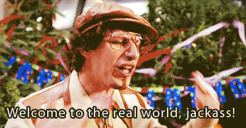 Welcome to the real world