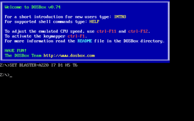 MS-DOS fun
