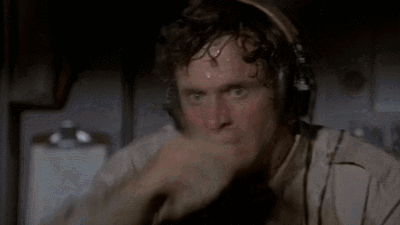 airplane sweaty