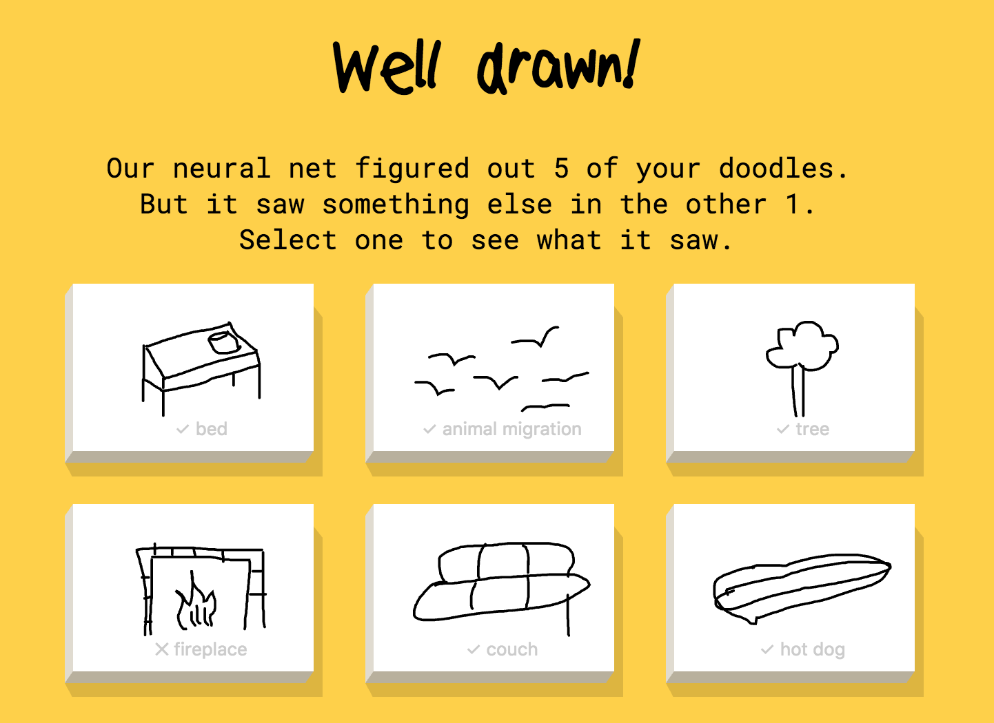 A Computer Neural Network Guesses What Players Are Drawing in Google's New  Game 'Quick, Draw!