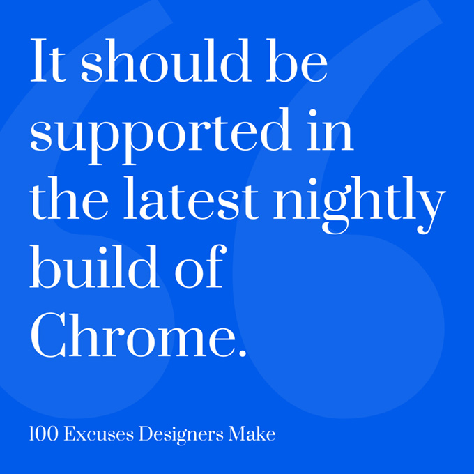 It should be supported in the latest nightly build of Chrome