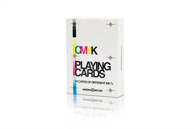 CMYK playing cards box