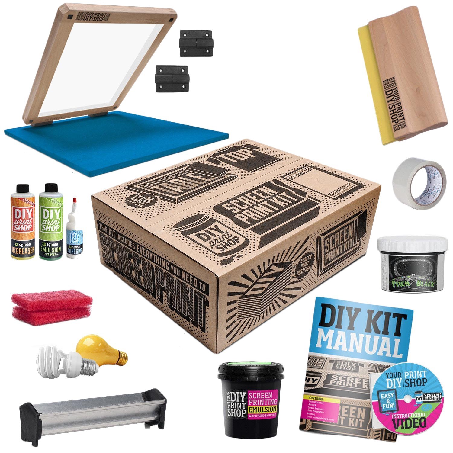 DIY Print Shop Screen Printing Kit - Gig Poster Kit