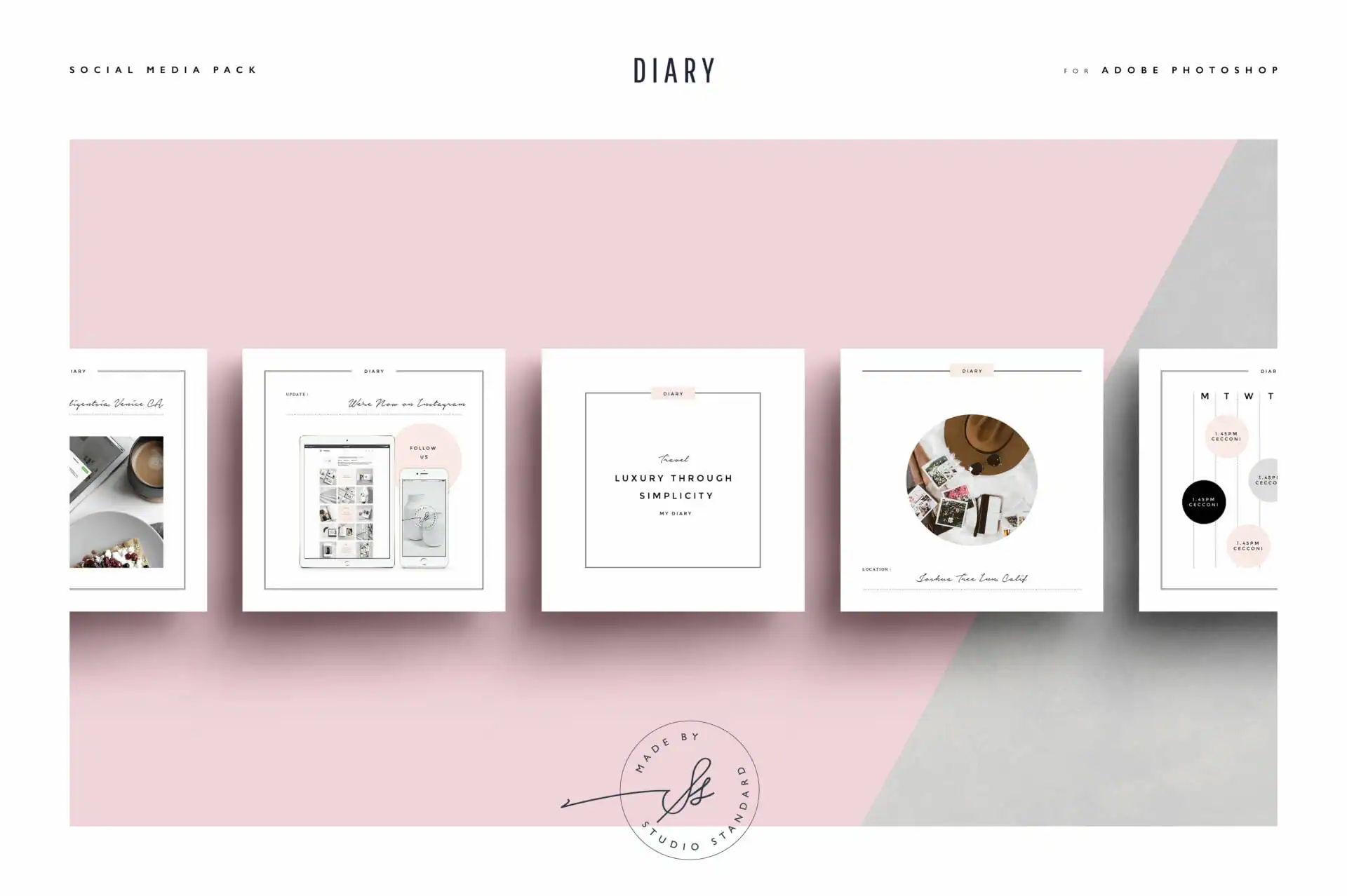 Diary Social Media Pack