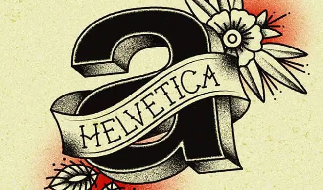 Traditional Style and Modern Typefaces Come Together In These Unique Tattoo Designs