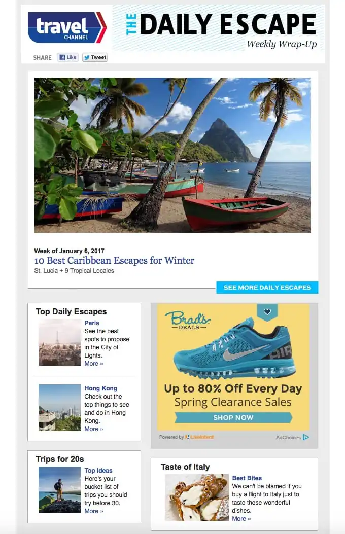 travel-channel-newsletter