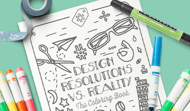 Free Coloring Book: Design Resolutions vs. Reality