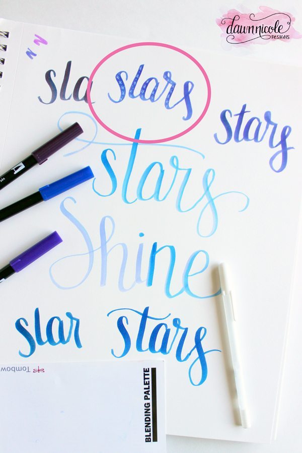 Hand Lettering Instructions and Tips