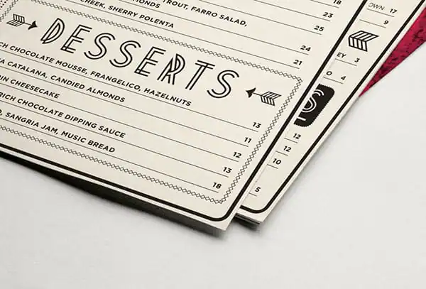 menu design ideas presentation