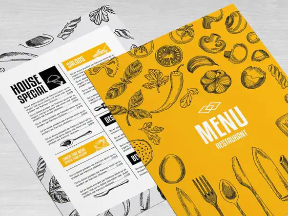 menu design ideas presentation