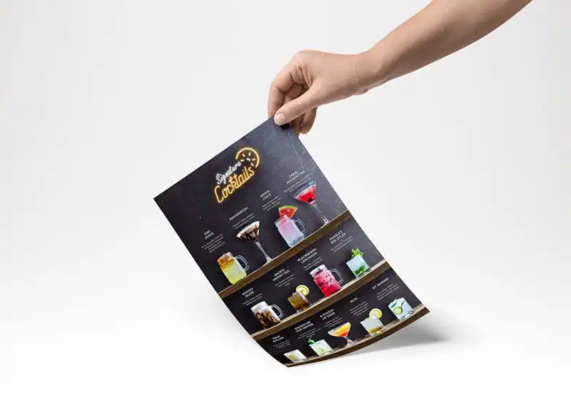 menu design ideas presentation