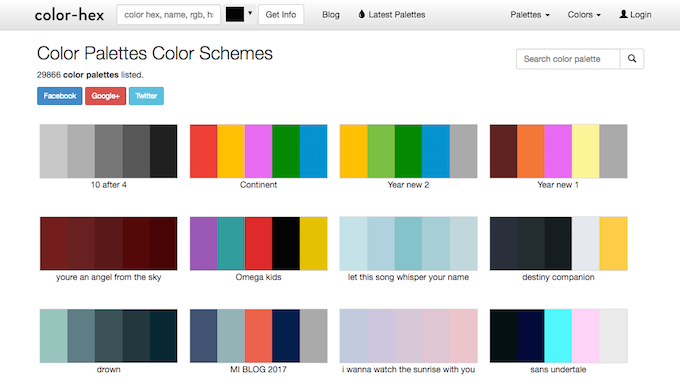 50 Unforgettable Color Palettes to Help You Design Your Own