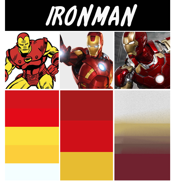 color layout iron man