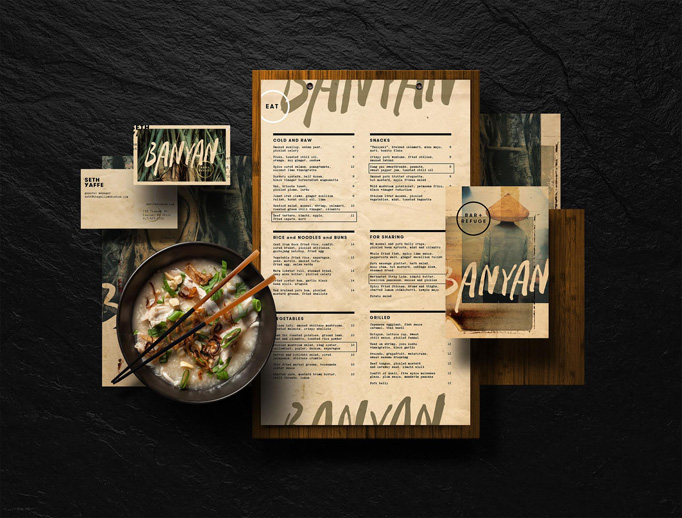 bar menu design inspiration