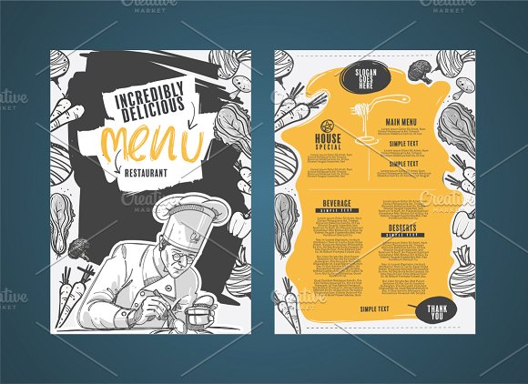 menu cafe layout That Better 50 Designs Than Look Restaurant Menu Food