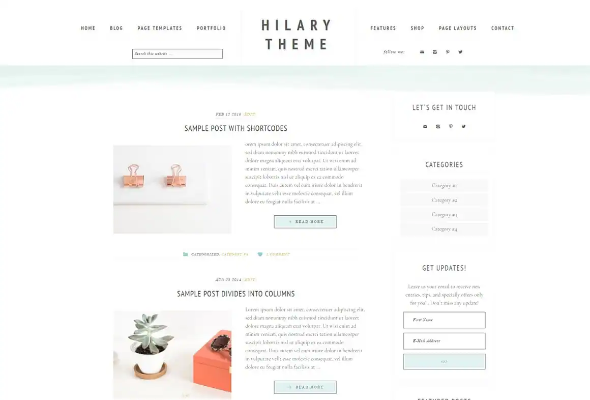 Portfolio Genesis Theme Hi