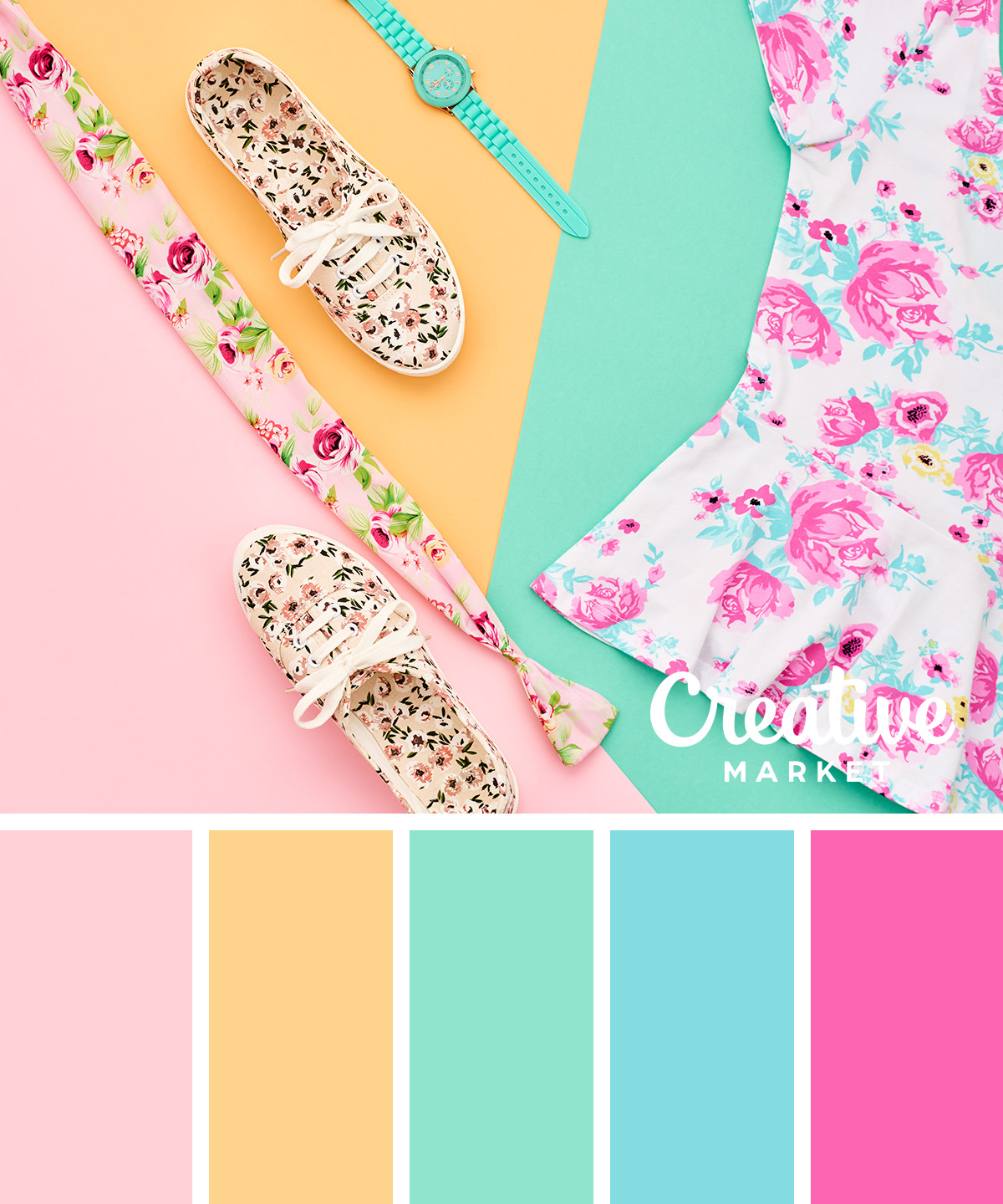 15 Fresh Color Palettes for Spring Creative Market Blog