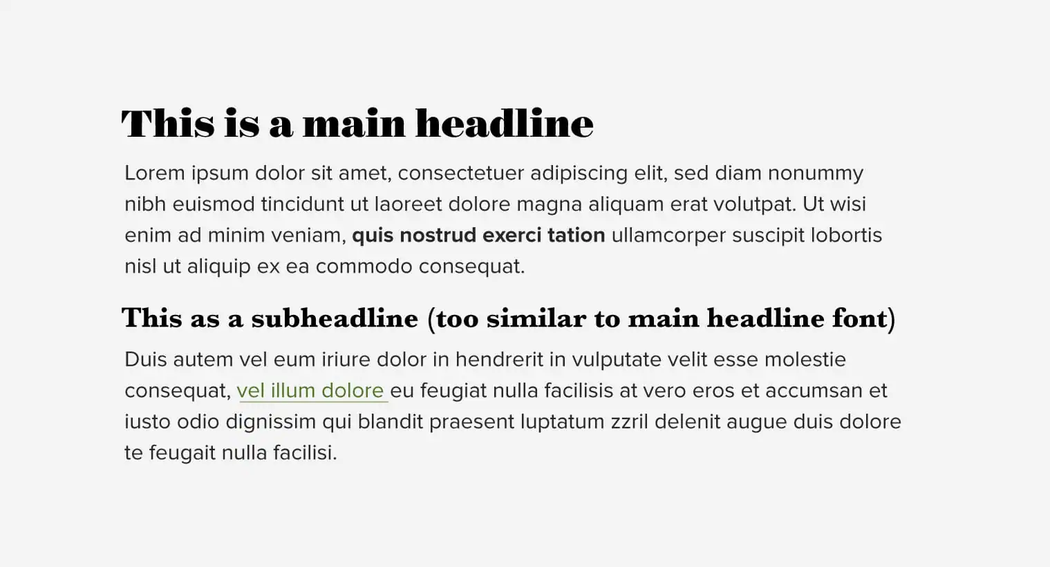Typographic Contrast - Pair fonts for interest - Pairing Google Fonts