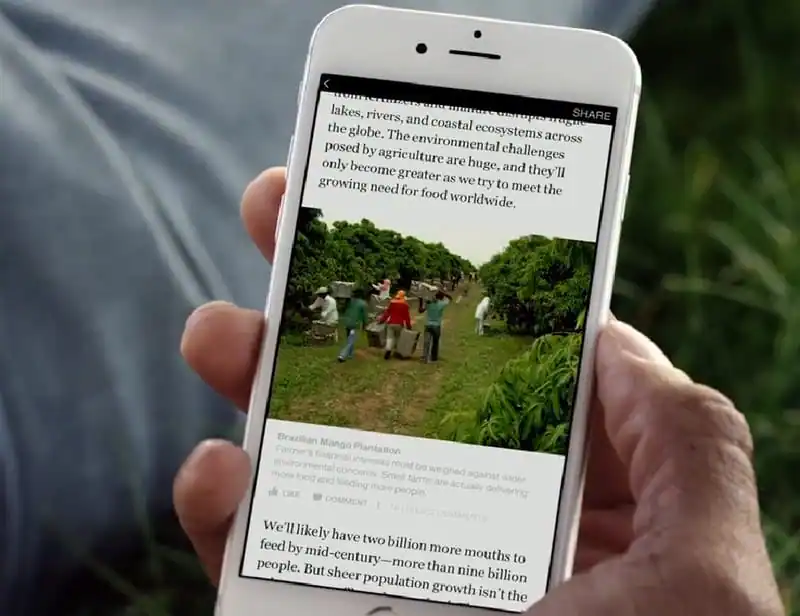 Facebook instant Articles