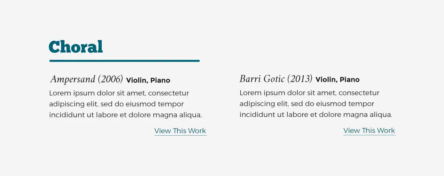 Font Pairing for Interest