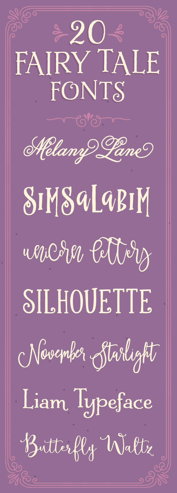 20 Whimsical Fonts That Look Like They Re Straight Out Of A Fairy Tale Creative Market Blog