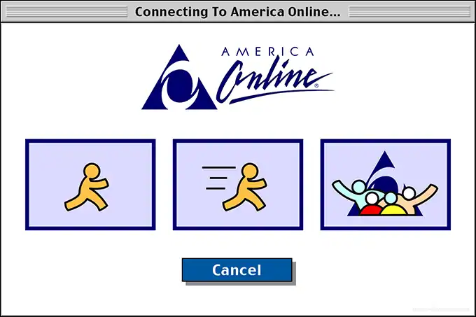AOL login window