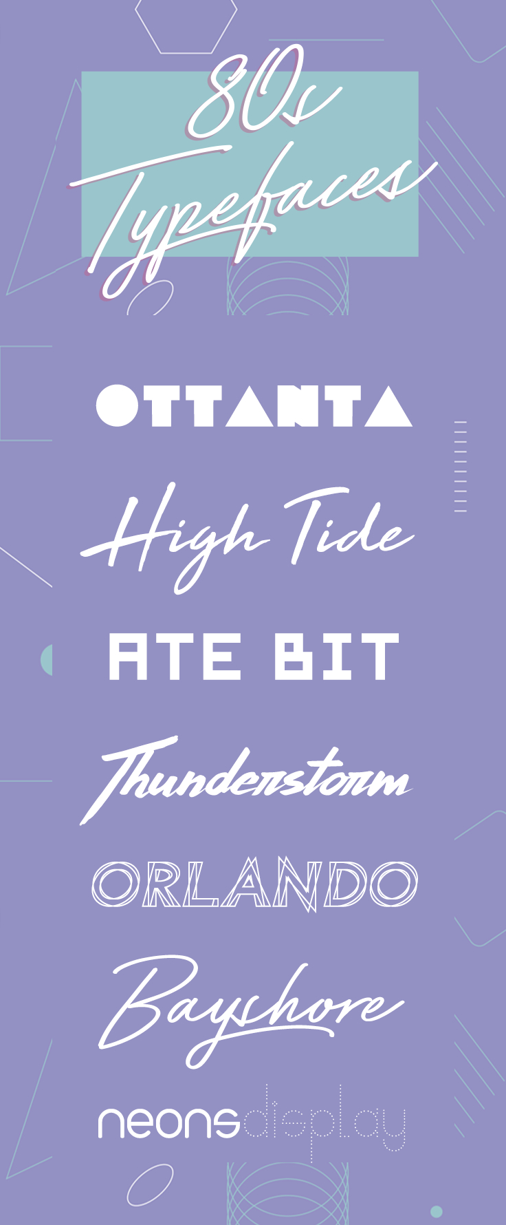 20 Perfect 1980's Typefaces to Evoke Nostalgia - Creative Market Blog