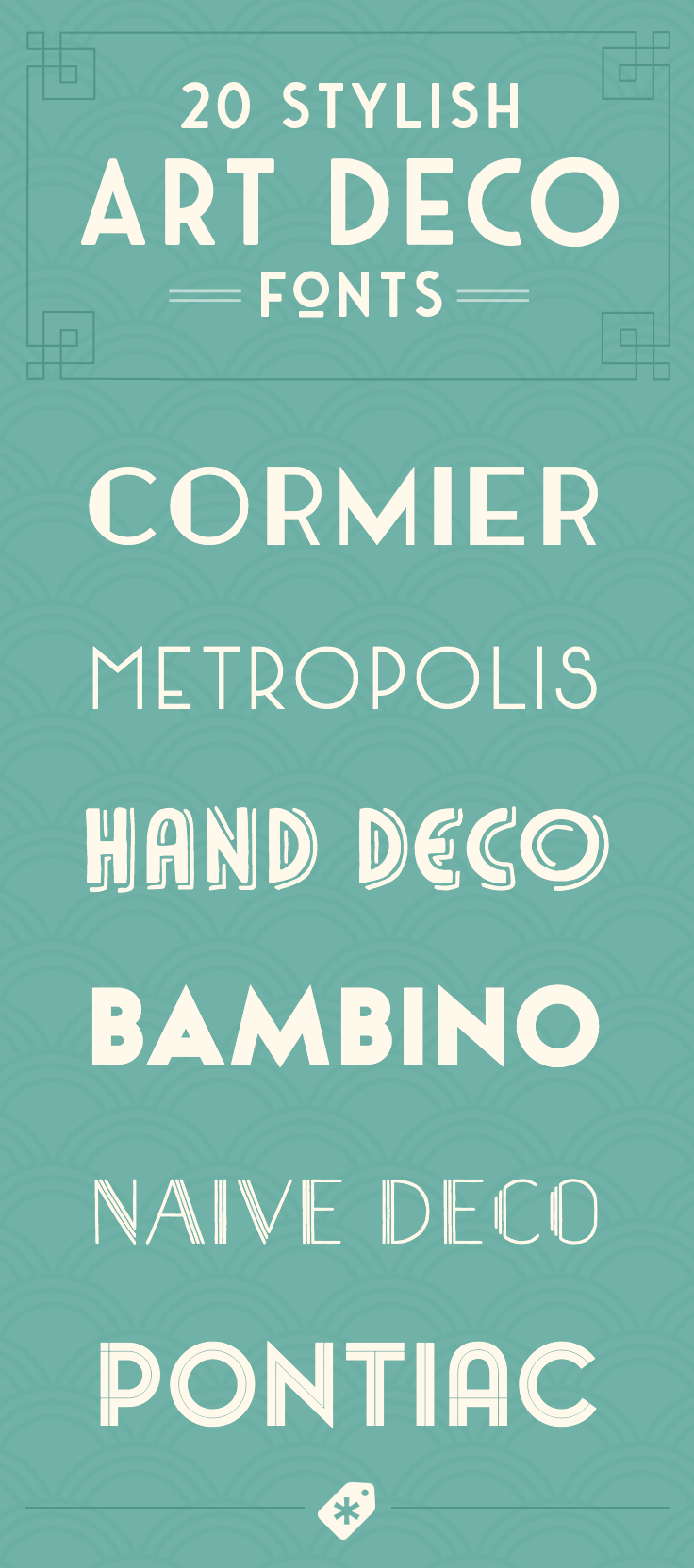 20 Art Deco Fonts to Create Retro Logos, Posters, and Websites ...