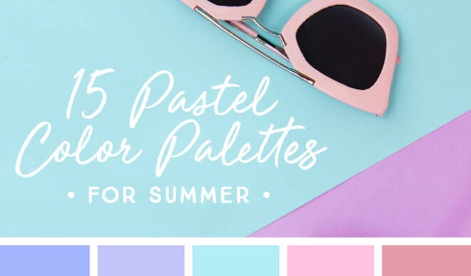 15 Downloadable Pastel Color Palettes For Summer