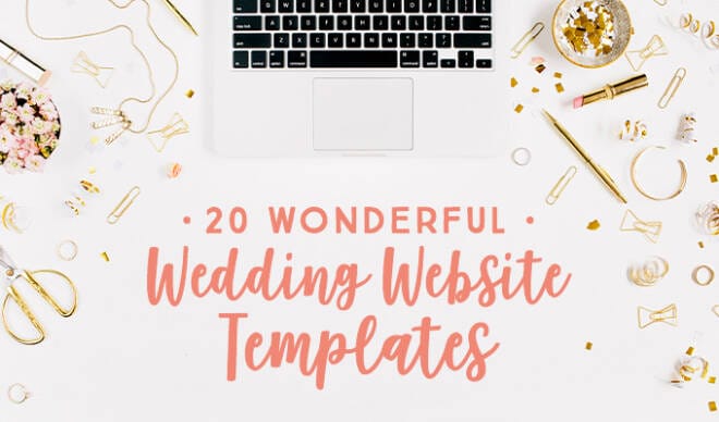20 Wedding Website Templates That Are Ready for The Big Day