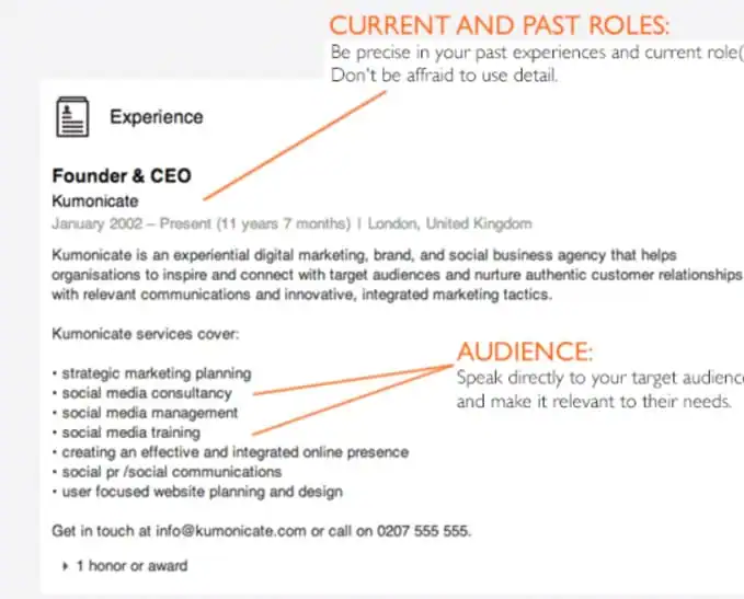 How to Make a Good LinkedIn Profile 5