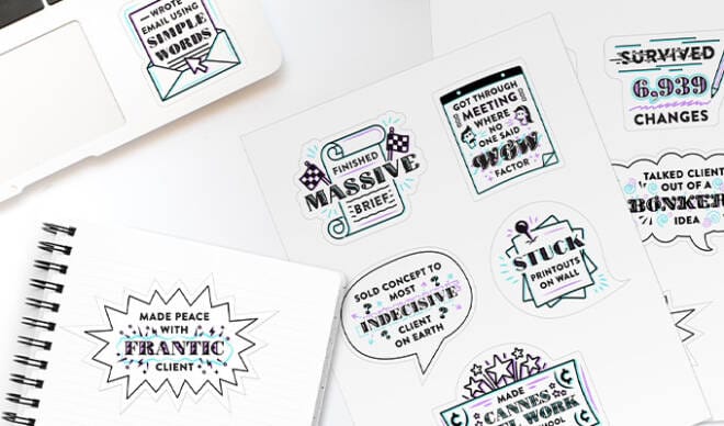 Professional Designer Stickers