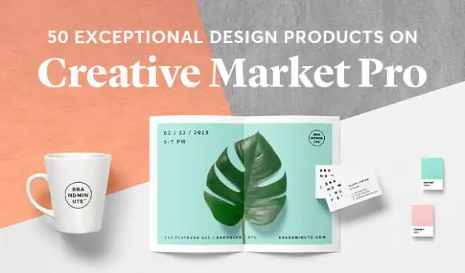 50 Exceptional Design Assets in Creative Market Pro
