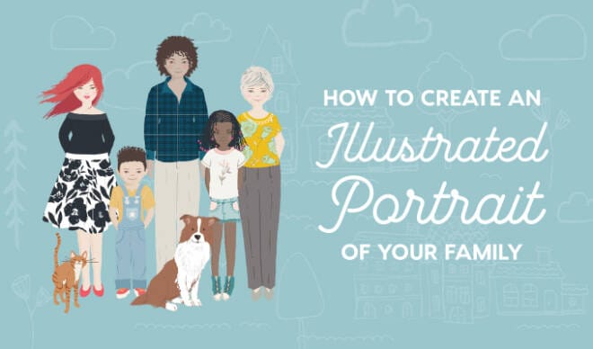 How to Create an Illustrated Portrait of Your Family