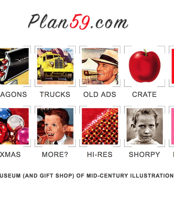 Plan59 :: Retro Vintage 1950s Christmas Ads and Holiday Art