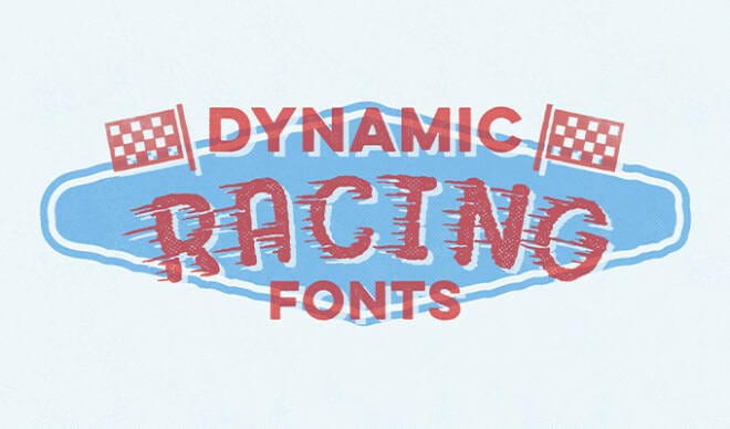 Get on the Fast Track with These 20 Racing Fonts