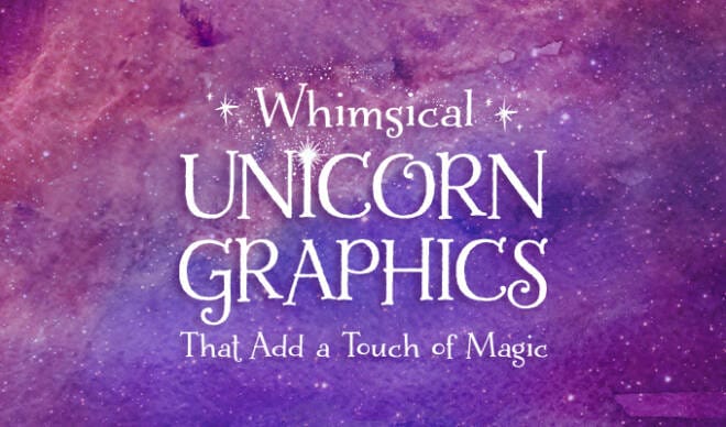 Whimsical Unicorn Graphics That Add a Touch of Magic