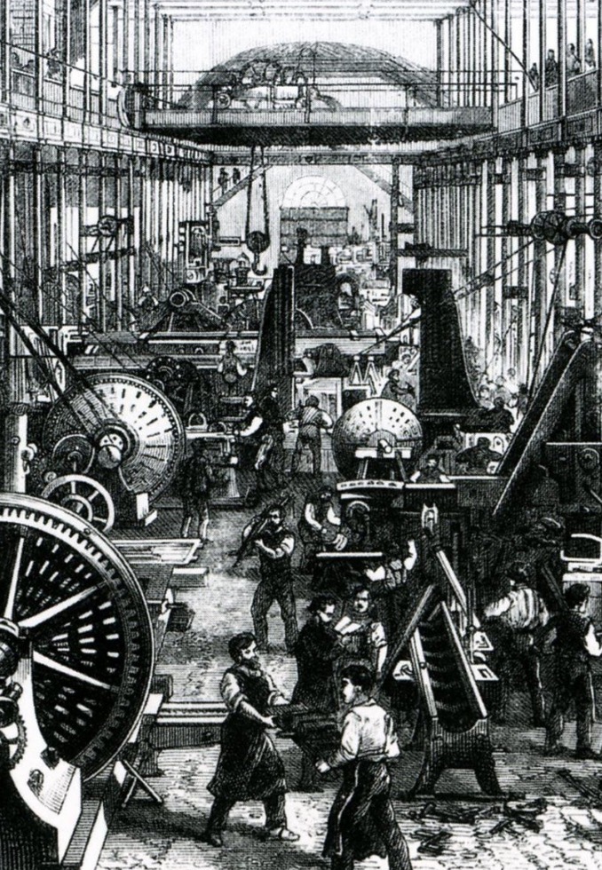 vintage industrial machinery