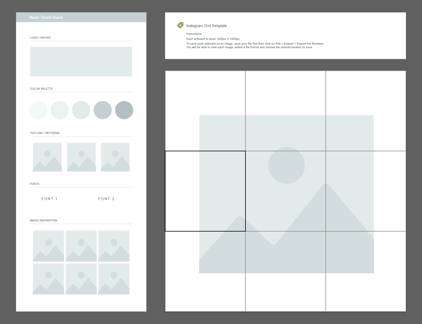 Download Free Download: Instagram Grid Planner & Moodboard Template | Creative Market Blog