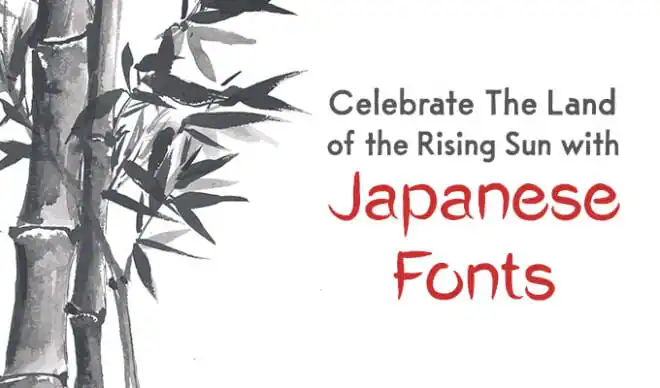 Japanese Fonts that Celebrate the Land of the Rising Sun