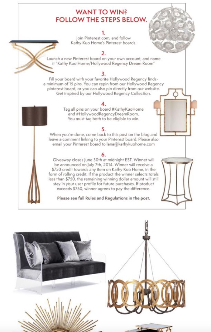 How To Realize The Hollywood Regency Style In Your Home